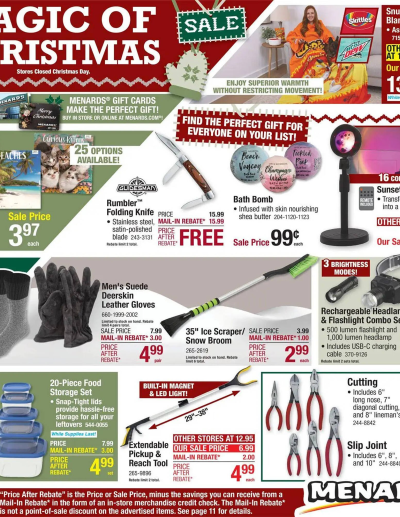 Menards ad catalog
