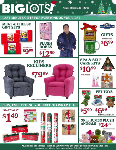 Big Lots ad catalog
