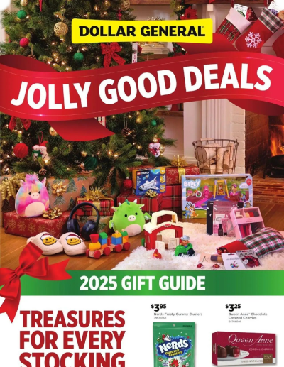 Dollar General Gift Guide ad catalog
