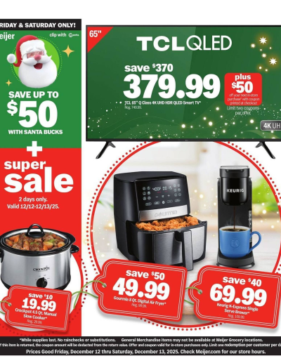  Latest Meijer ad catalog