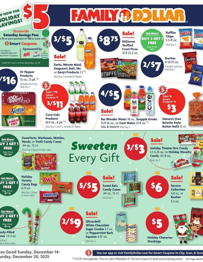 Family Dollar ad catalog