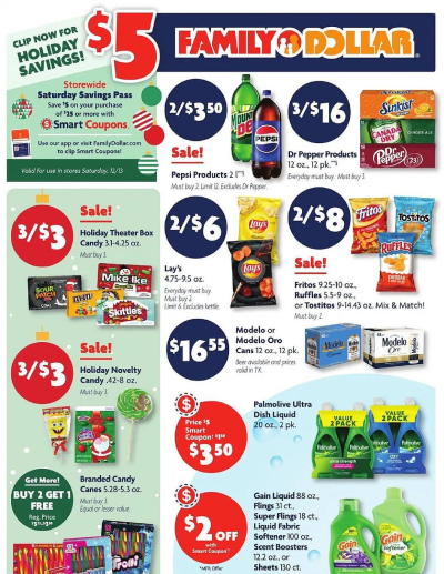 Family Dollar ad catalog