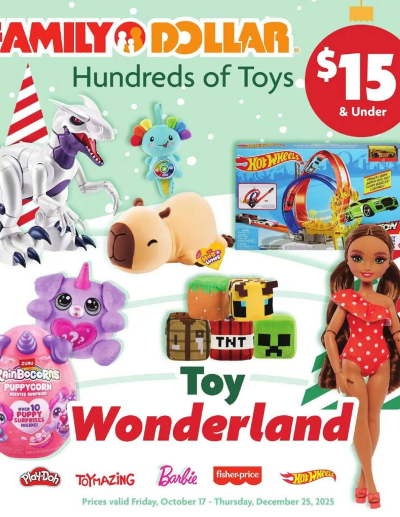 Family Dollar ad catalog