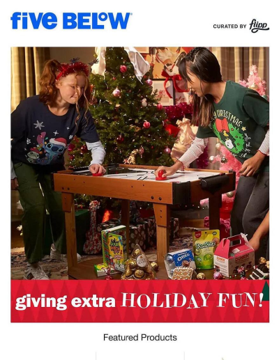 Five Below ad catalog