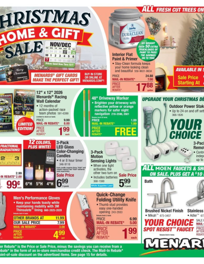 Menards ad catalog