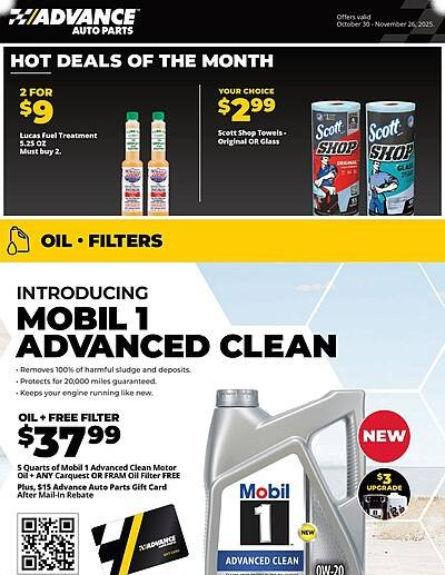  Latest Advance Auto Parts flyer ad catalog