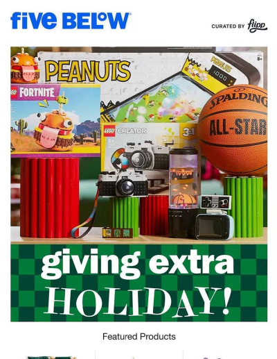 Five Below ad catalog