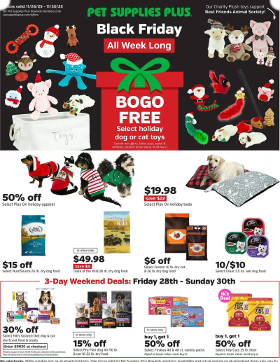 Pet Supplies Plus flyer ad catalog