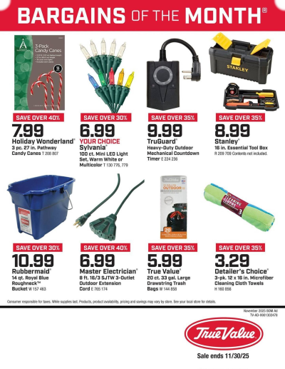 True Value ad catalog