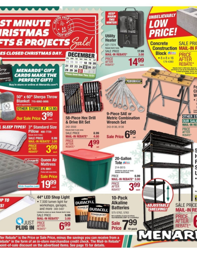 Menards ad catalog