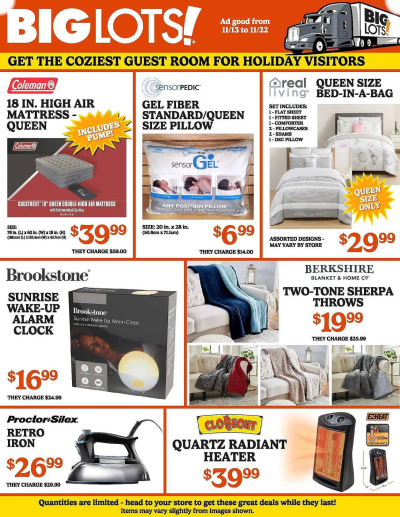 Big Lots ad catalog