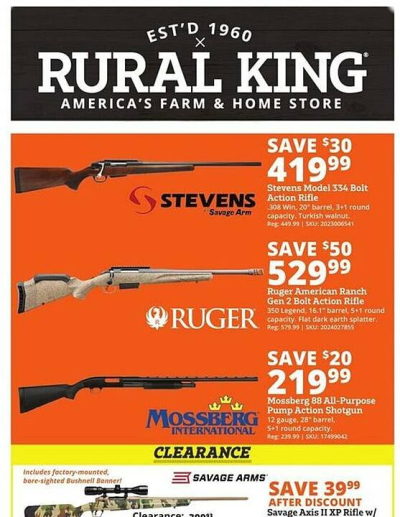 Rural King ad catalog