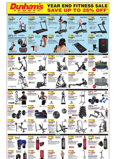 Dunham's Sports ad catalog