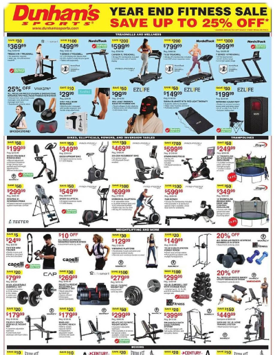 Dunham's Sports ad catalog