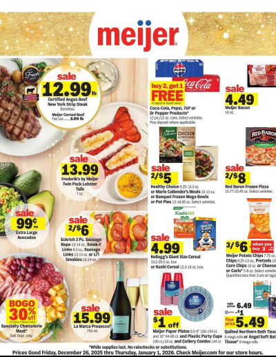 Meijer ad catalog