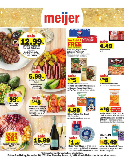 Meijer ad catalog