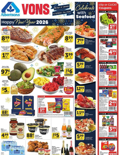 Vons ad catalog