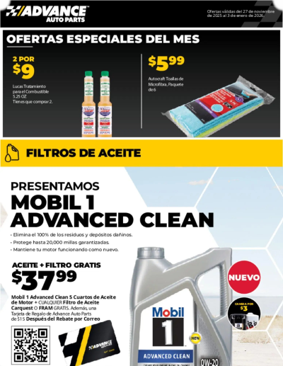 Advance Auto Parts offer from 11/27/2025  - Spanish ad catalog