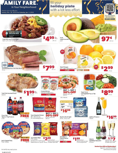 Family Fare ad catalog