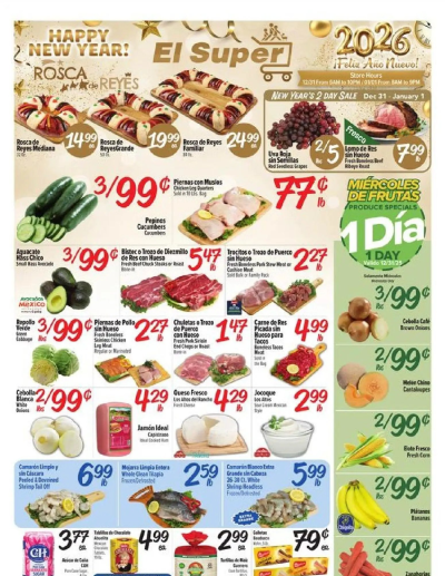 El Super offer from 12/31/2025  - AK ad catalog