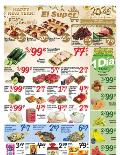 El Super offer from 12/31/2025  - NV ad catalog