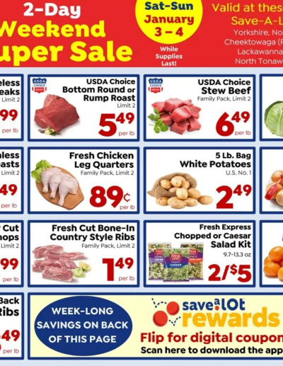 Save a Lot ad catalog