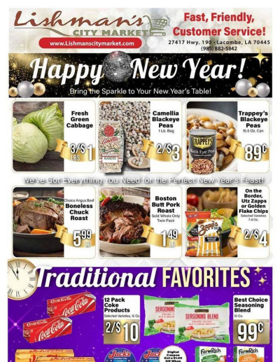 Lishman's City Market ad catalog