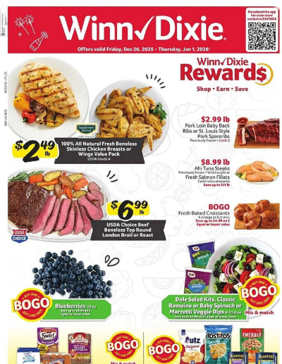 Winn Dixie ad catalog