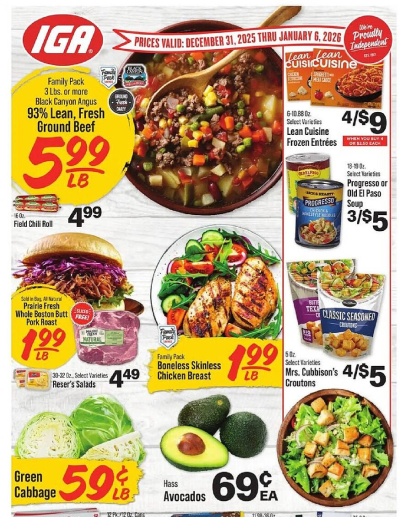 IGA ad catalog