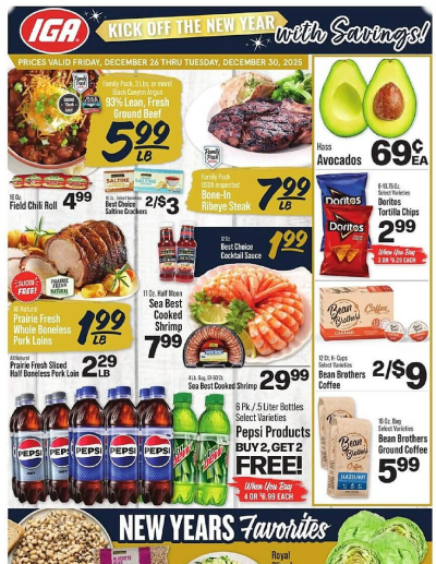 IGA ad catalog