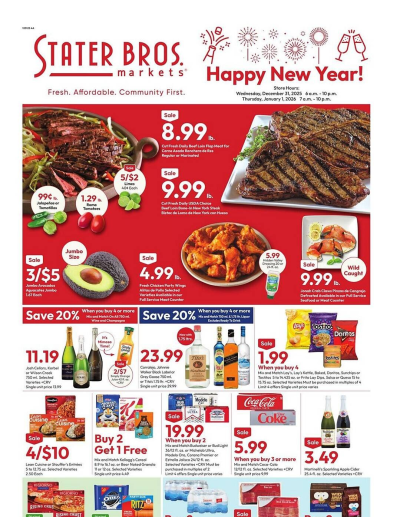 Stater Bros ad catalog