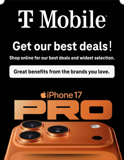 T-Mobile ad catalog