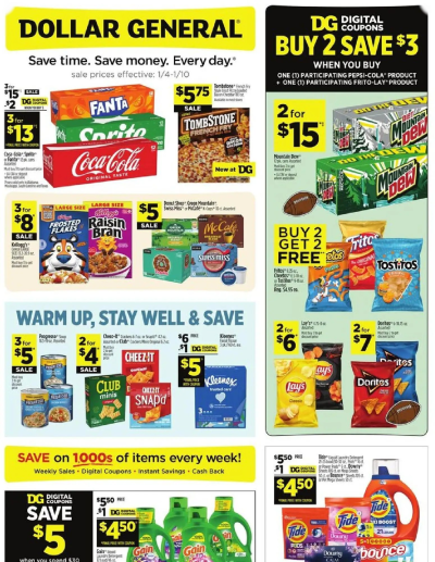 Dollar General ad catalog