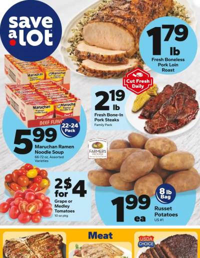 Save a Lot ad catalog