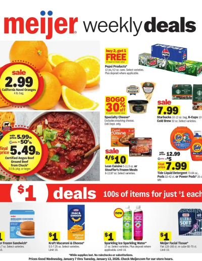 Meijer ad catalog