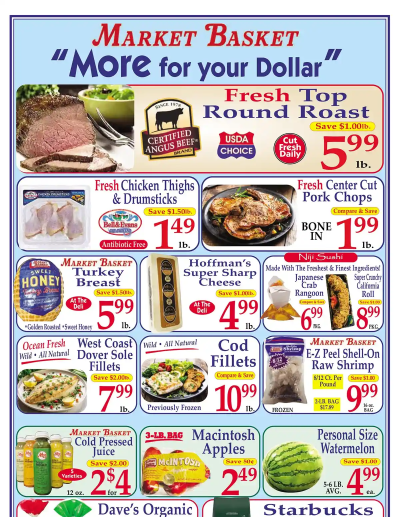 Market Basket ad catalog