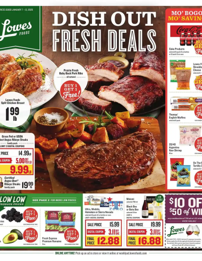 Lowes Foods ad catalog