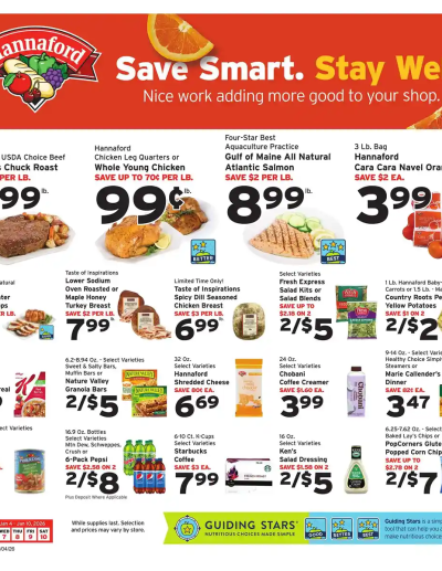 Hannaford ad catalog