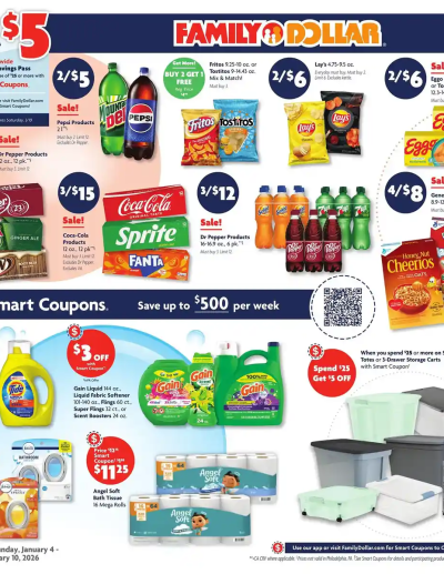 Family Dollar ad catalog
