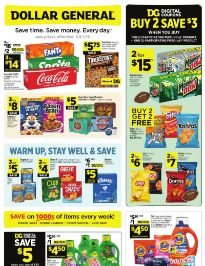 Dollar General ad catalog