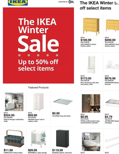 Ikea ad catalog