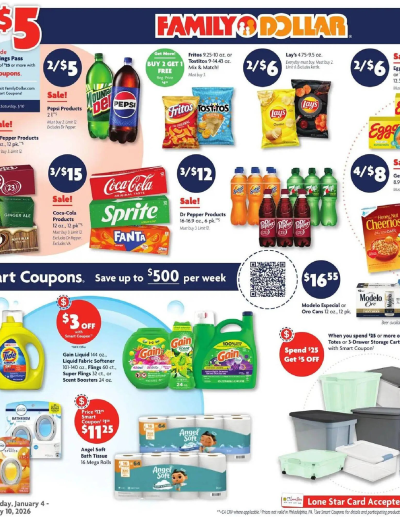 Family Dollar ad catalog