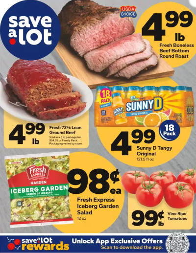 Save a Lot ad catalog