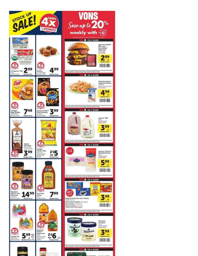 Vons ad catalog
