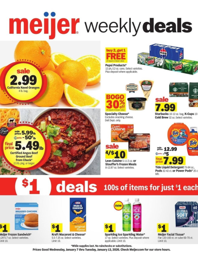 Meijer ad catalog