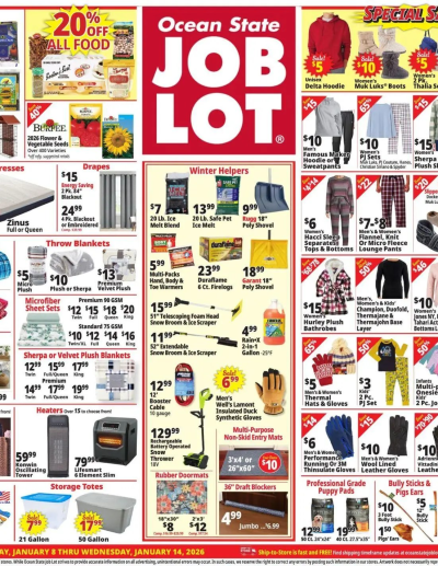 Ocean State Job Lot ad catalog