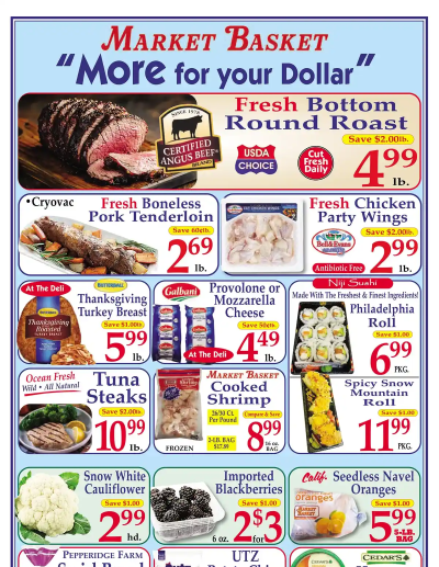 Market Basket ad catalog
