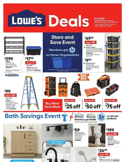 Lowe's ad catalog