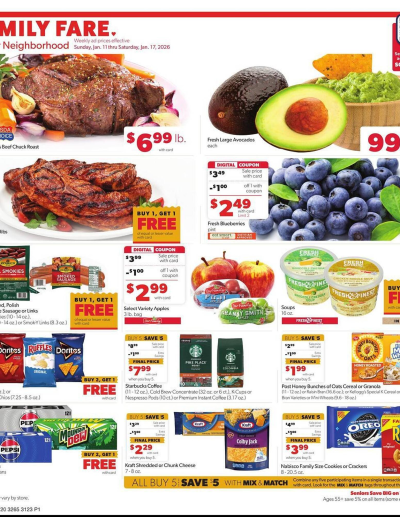 Family Fare ad catalog