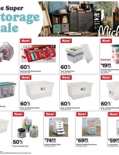 Michaels ad catalog